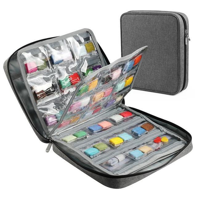 Embroidery Organizer Bag Portable Needle Work Storage Bag Sewing Travel  Pouch Sewing Accessories Kit Bag Yarn Knitting Tools - AliExpress